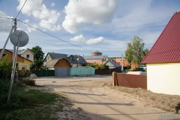 Small street in a private sector