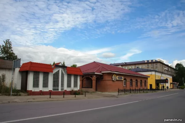 Small houses on Dzerzhinsky street