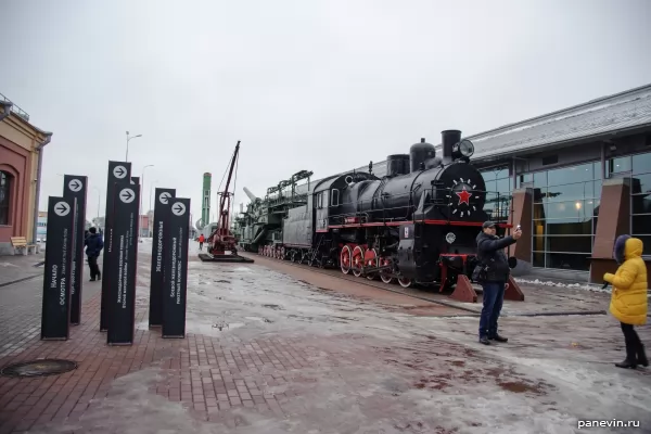 Selfie with a steam locomotive