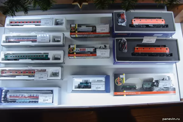 Models of steam locomotives/trains