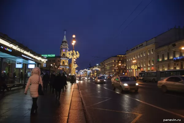 New Year's Nevsky Avenue