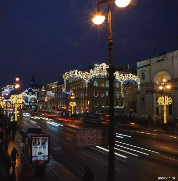New Year's Nevsky Avenue