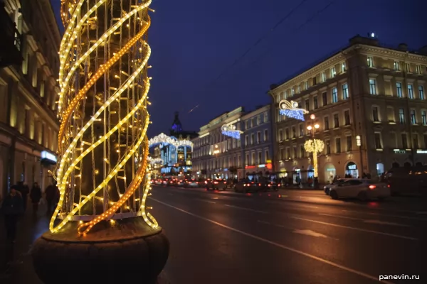 New Year's Nevsky Avenue