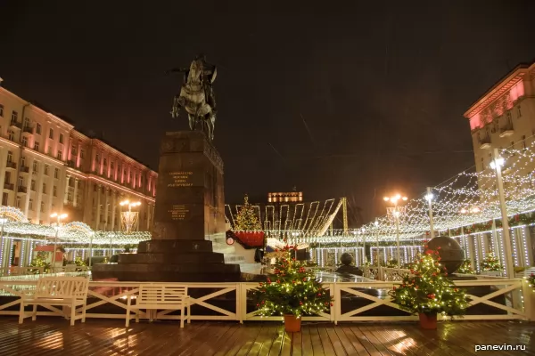 Monument to Yury Dolgorukov — founder of Moscow