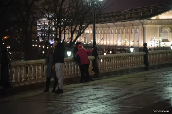 Selfi at walls of the Kremlin
