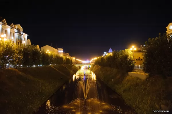 Протока Булак ночью