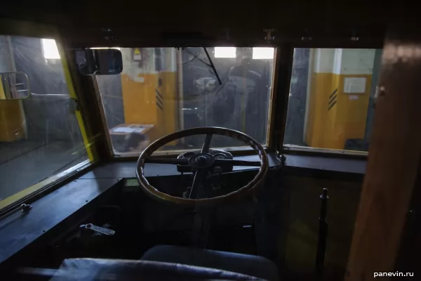 he Cabin of the driver of a trolley bus (YATB-1)