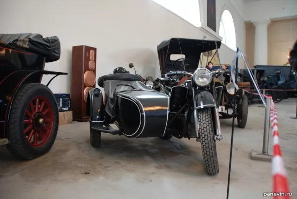 Motorcycle Ural M-72 with a carriage