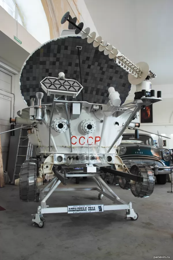 Copy of a moon rover of the USSR