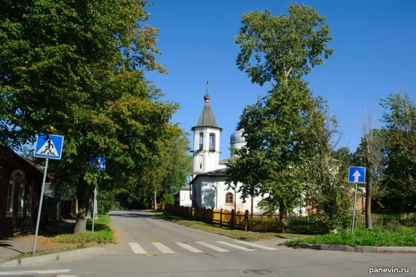 he belfry and the Church of Dmitry of Solun