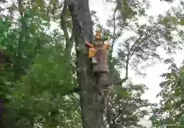 Баба-Яга на дереве