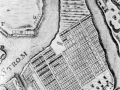 Часть плана Санкт-Петербурга, Московская сторона (1714?)