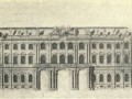 Средняя часть фасада со стороны Дворцовой площади (с чертежа В.Растрелли)