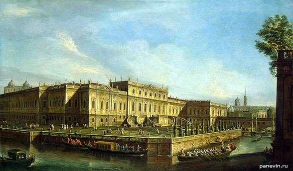 Elizabeth Petrovny`s summer palace. M.I.Mahaev (1756)