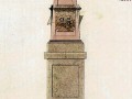 Чертёж верстового столба, установленного в Калинкинском сквере