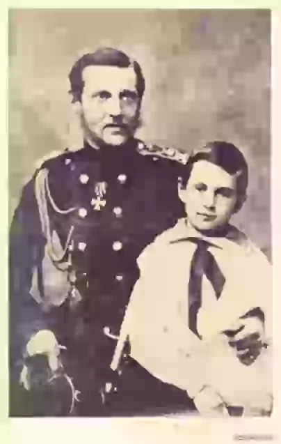 Великий князь Константин Николаевич с сыном Николаем