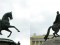 Памятники Николаю I на Исаакиевской площади и Петру I на Сенатской