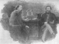 Л. Н. Толстой и А. И. Герцен в 1861 г