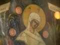 Икона из Тихвинской часовни у стеклянного завода в Санкт-Петербурге («с монетками», «с грошиками»)