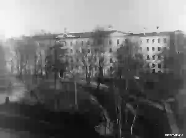Общий вид и фасад здания Александровского лицея, 1911 год