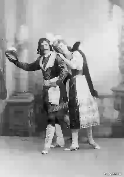 Венгерский танец из балета «Лебединое озеро» (М. М. Петипа и А. Ф. Бекефи), 1895 год.