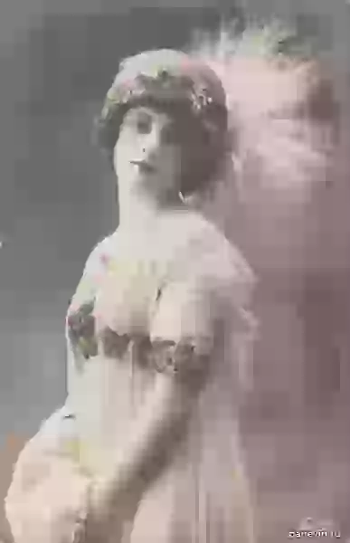 Одна из финалисток конкурса красоты 1901 года