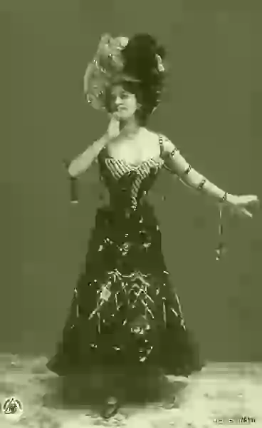Одна из финалисток конкурса красоты 1901 года