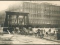 Вид рухнувшего Египетского моста через реку Фонтанку. 1905 год. Фото Карл Булла