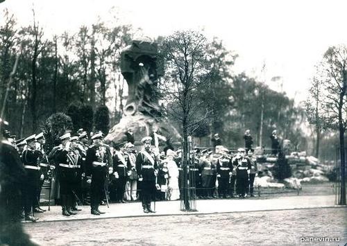 Opening of the monument to the destroyer "Guarding"