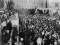 Ленин произносит речь на митинге, посвященном закладке памятника Карлу Либкнехту и Розе Люксембург на пл. Урицкого, 19 июля 1920 года