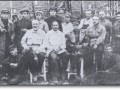 А. Н. Туполев и В. М. Петляков среди участников строительства дирижабля Химик-резинщик, 1924г.