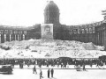 Макет лагеря челюскинцев у Казанского собора, подготовленный к торжественной встречи героев в 1934 году