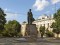 Памятник Ломоносову  на Менделеевской линии Васильевского острова