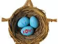 With Easter!