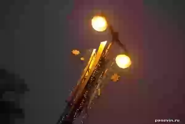 Lantern in night photo - New Year