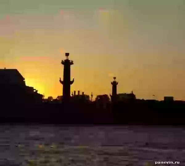 Spit of Vasilievsky Island photo - Sunsets