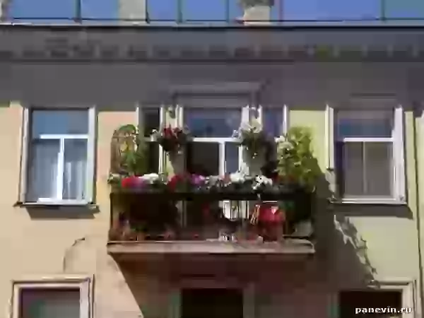 Цветущий балкон фото - Пушкин