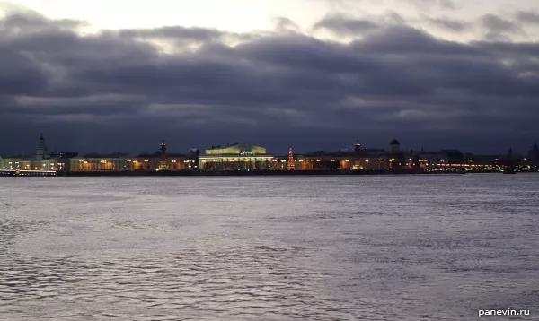 View on the Spit of Vasilevsky island