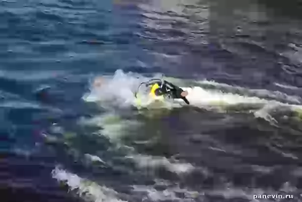 Yellow photo - Water motorcycles