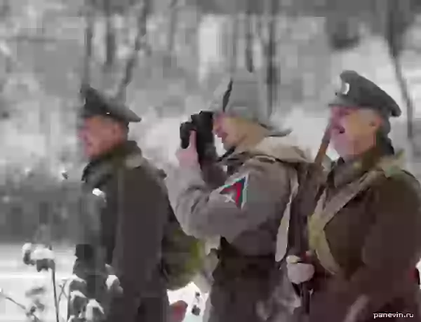 Белые перед боем фото - Наступление Юденича на Петроград