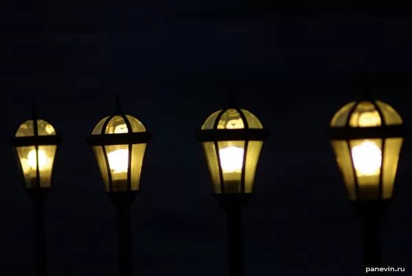 Lanterns in the night