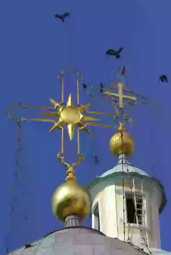 Кресты Князь-Владимирского собора фото - Церкви и соборы СПб