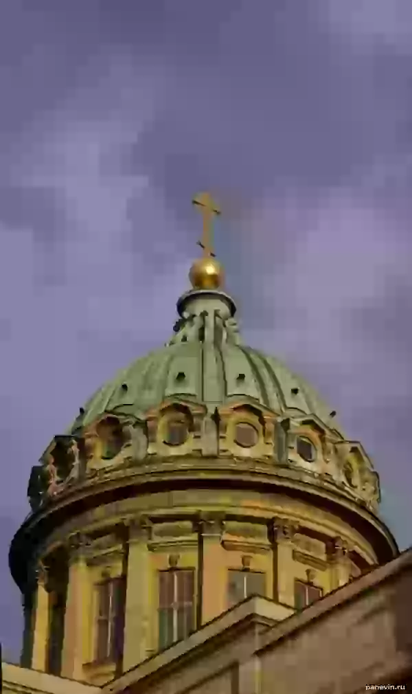 Dome of the Kazan cathedral photo - Churches and cathedrals