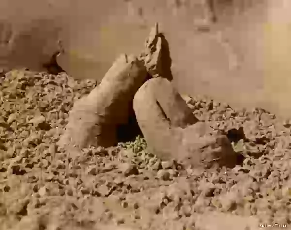 Пальцы из песка фото - Песочные фигуры