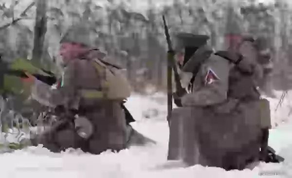 Пехота белых фото - Наступление Юденича на Петроград