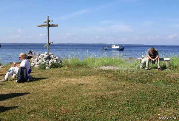 Coast of the White sea, photo island Anzer — Solovetsky Islands