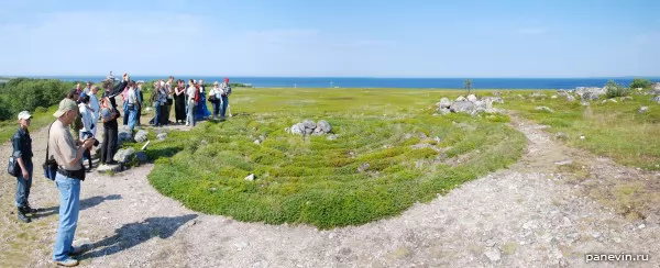 Labyrinths of Zajatsky island