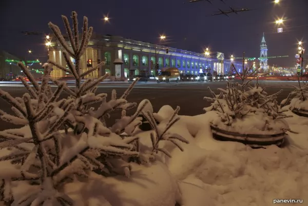 Nevsky prospect, Gostiny dvor, old municipal council