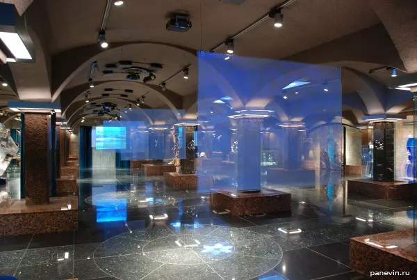 Светящиеся экраны в Музее Воды фото - Музеи