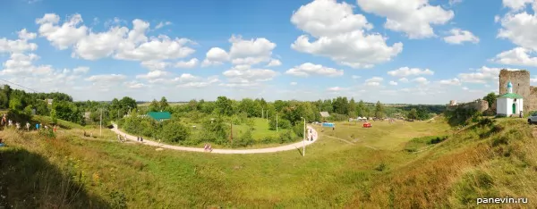 Northwest part of Izborsk fortress